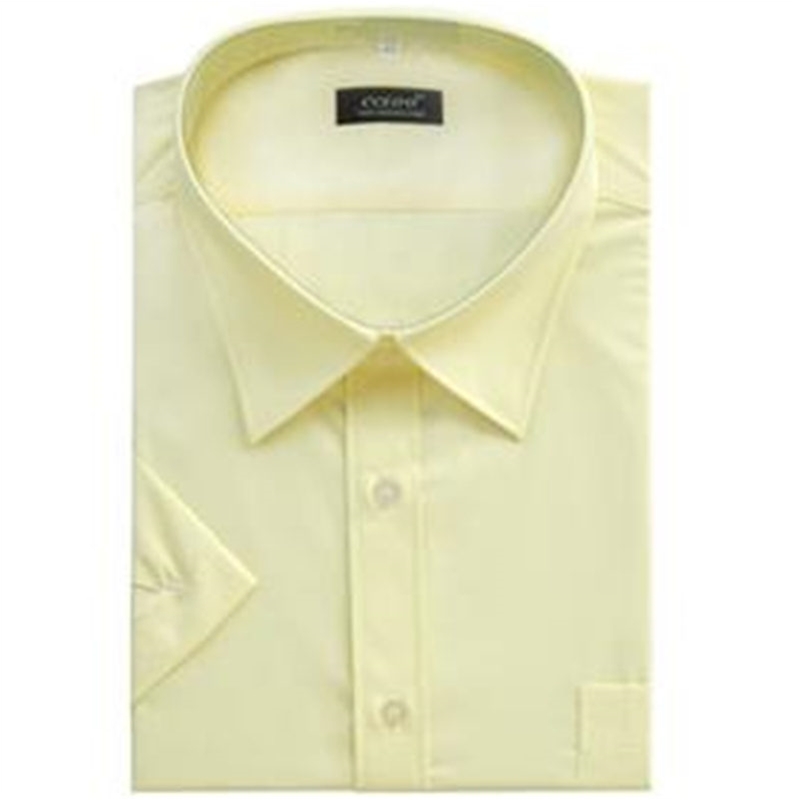 高支棉短袖男襯衫